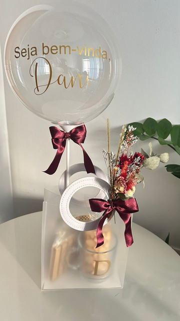 Kit de boas-vindas personalizado